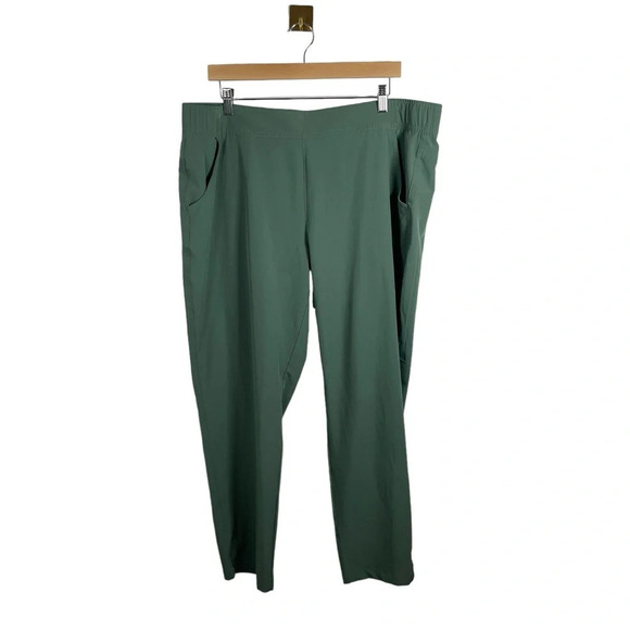 Eddie Bauer Women’s Traveler Ankle Pants in Green Size XL - Picture 5 of 12